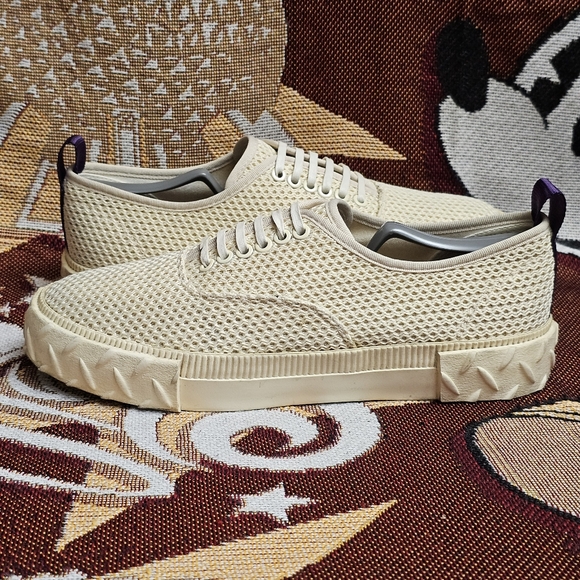 EYTYS Viper Mesh Mens Size 10 Lace Up Natural Cream Platform Low Top Sneakers main image 13